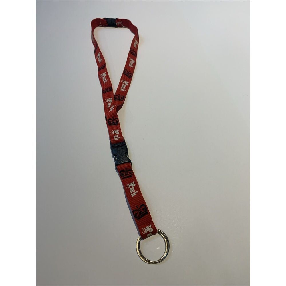 Street Punk Gothic Americana Metal Tattoo Art‎ Lanyard Red And Black